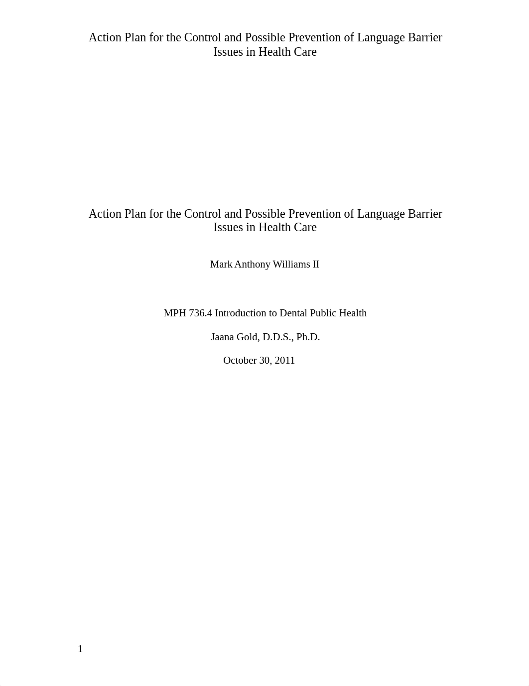 Action Plan for the Control and Possible Prevention of Language Barrier Issues in Health Care.docx_d7gku0xh8zs_page1