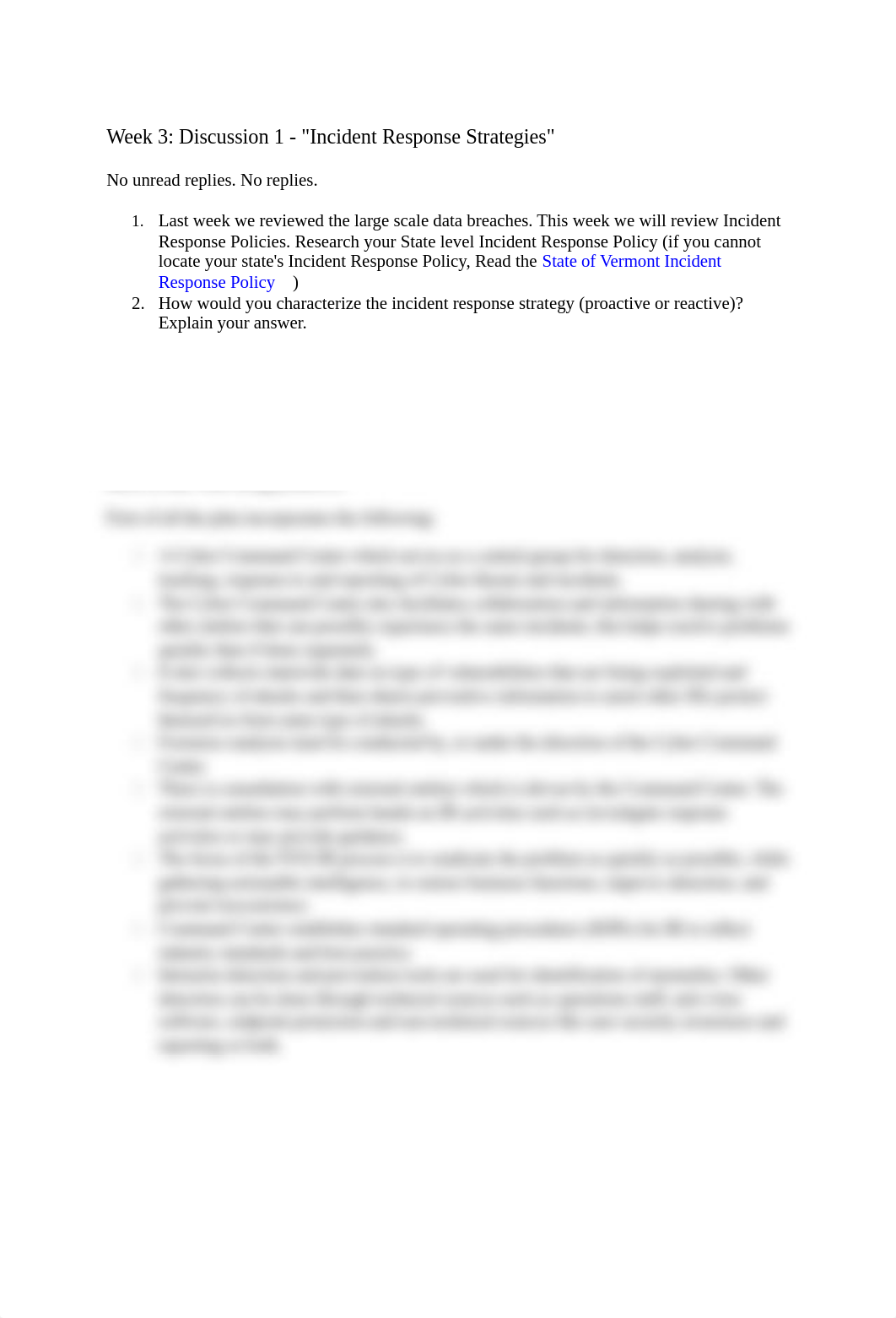 CYBR 320-45A Week 3 Discussion 1 Incident Response Stratagies.docx_d7gq6bwmypy_page1