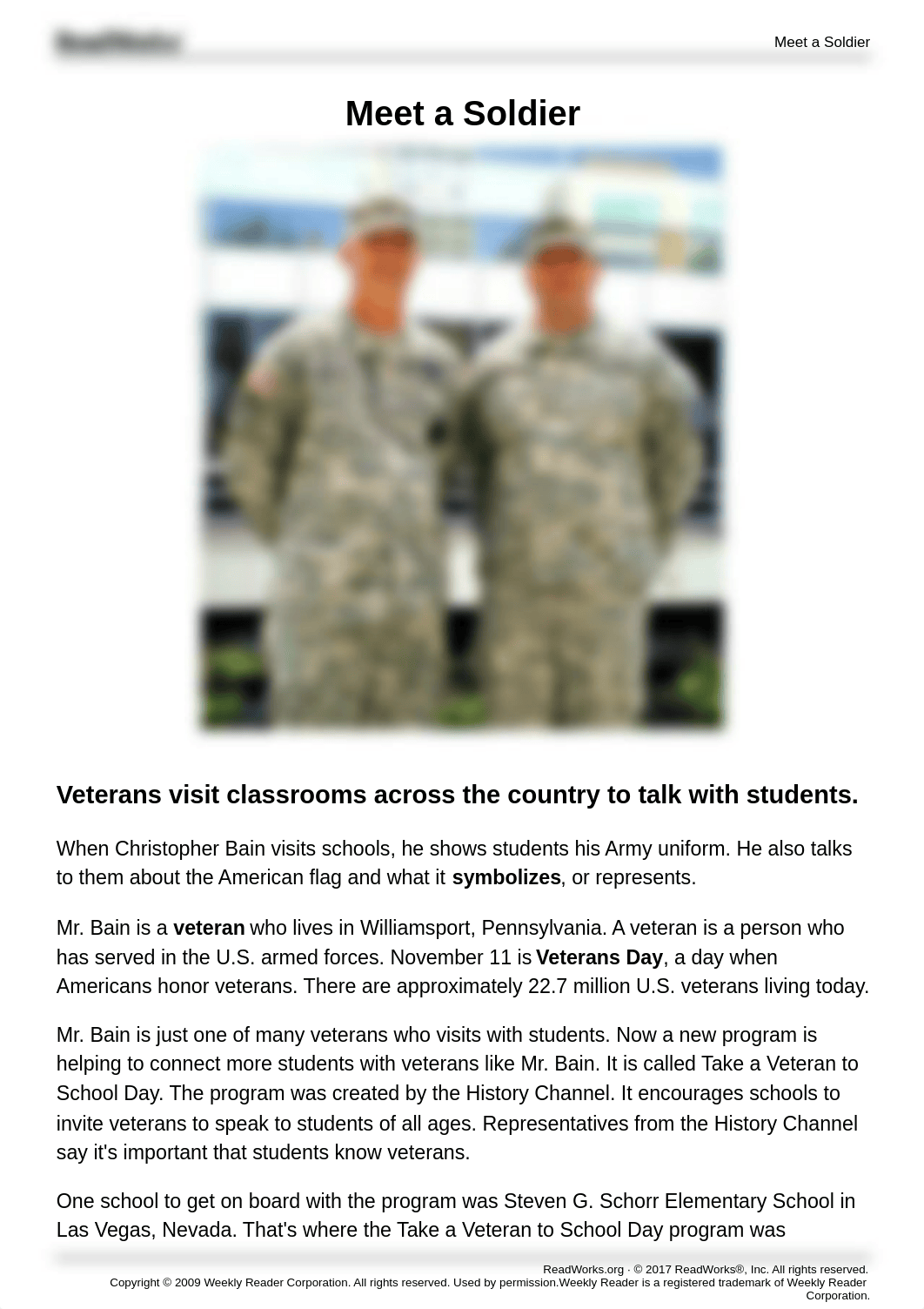 Meet a solider passage.pdf_d7gu0svj011_page1