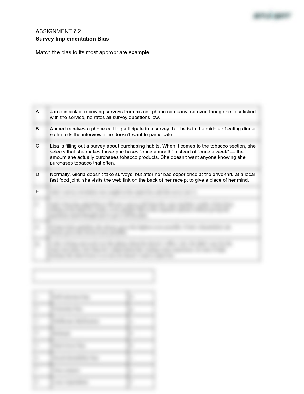 Assignment 7.2 Survey Implementation Bias .pdf_d7gwja0wsl9_page1