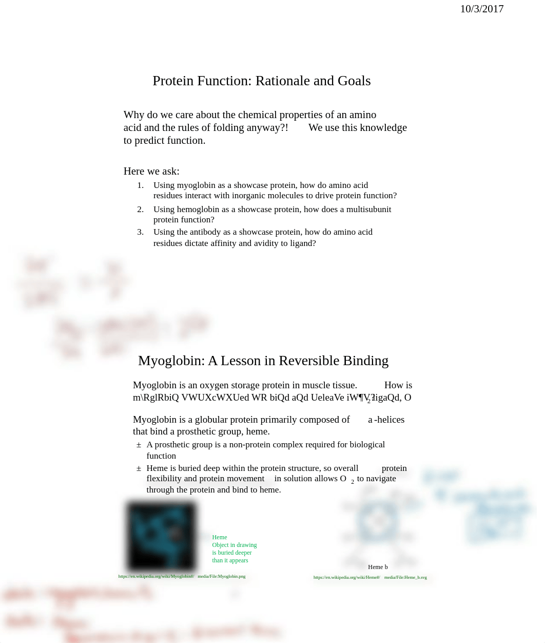 Unit #3 - Protein Function NOTES.pdf_d7gz88ayse3_page1