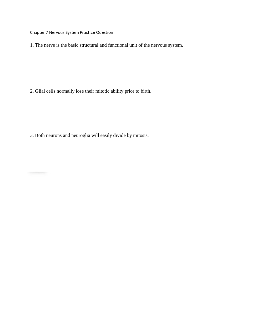 Chapter 7 Nervous System Review Practice  Question.docx_d7h3f2wezow_page1