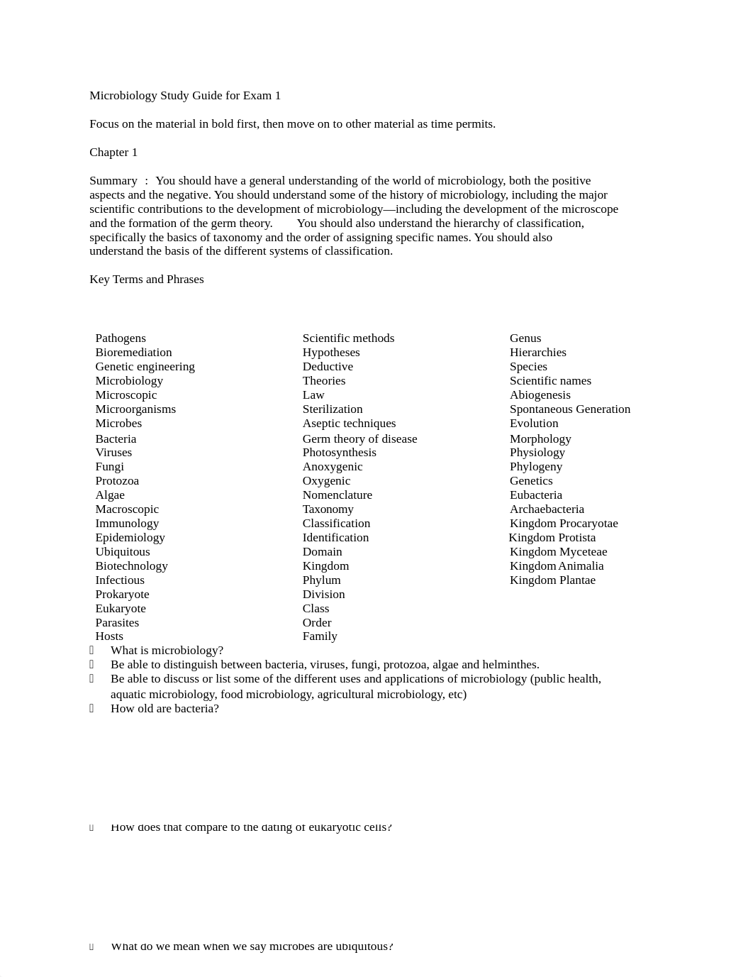 Complete Microbiology Study Guides(1).docx_d7h61cjfln7_page1