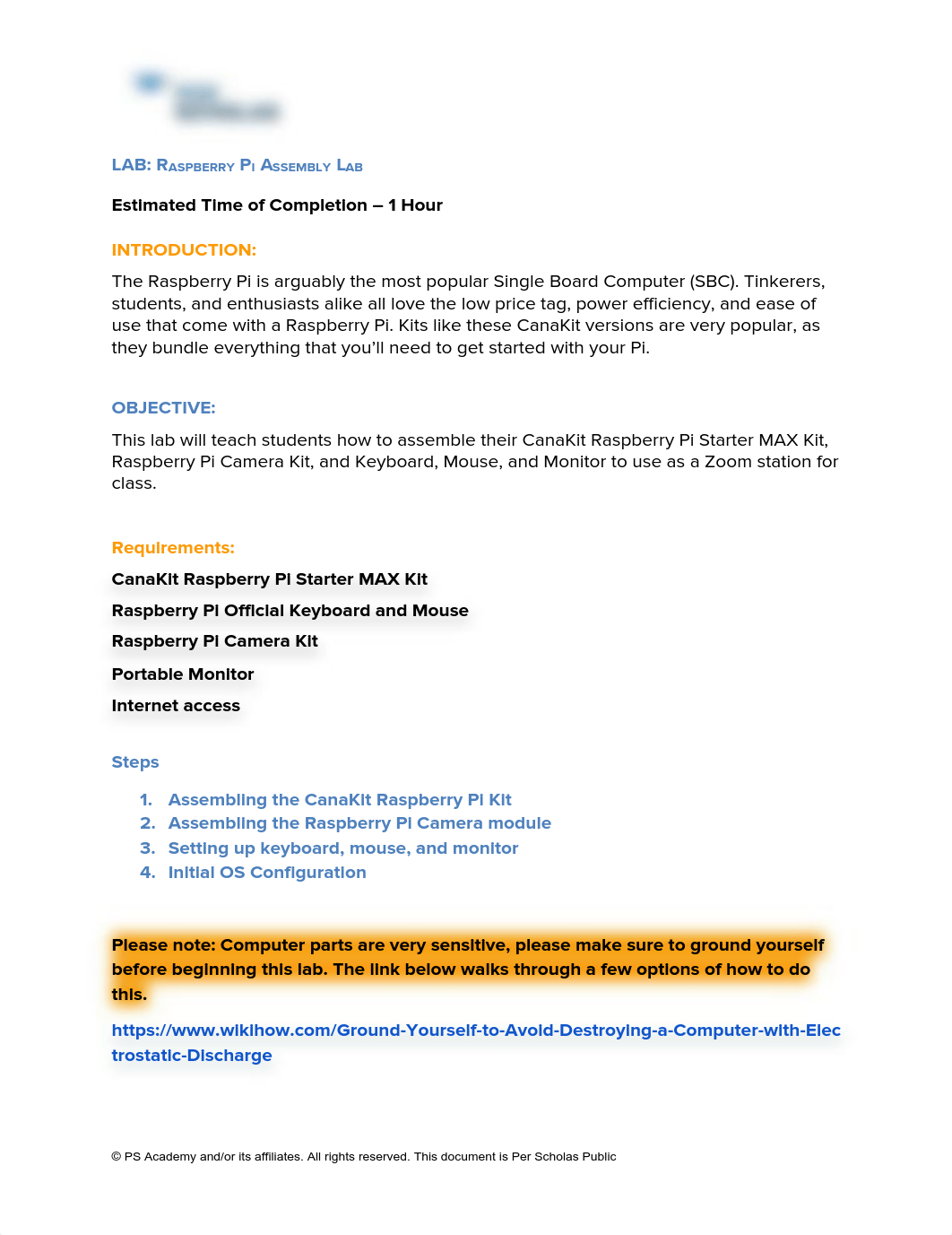 Lab RS PI 1.0 - Raspberry Pi Assembly Lab.pdf_d7hc2ihvgwg_page1