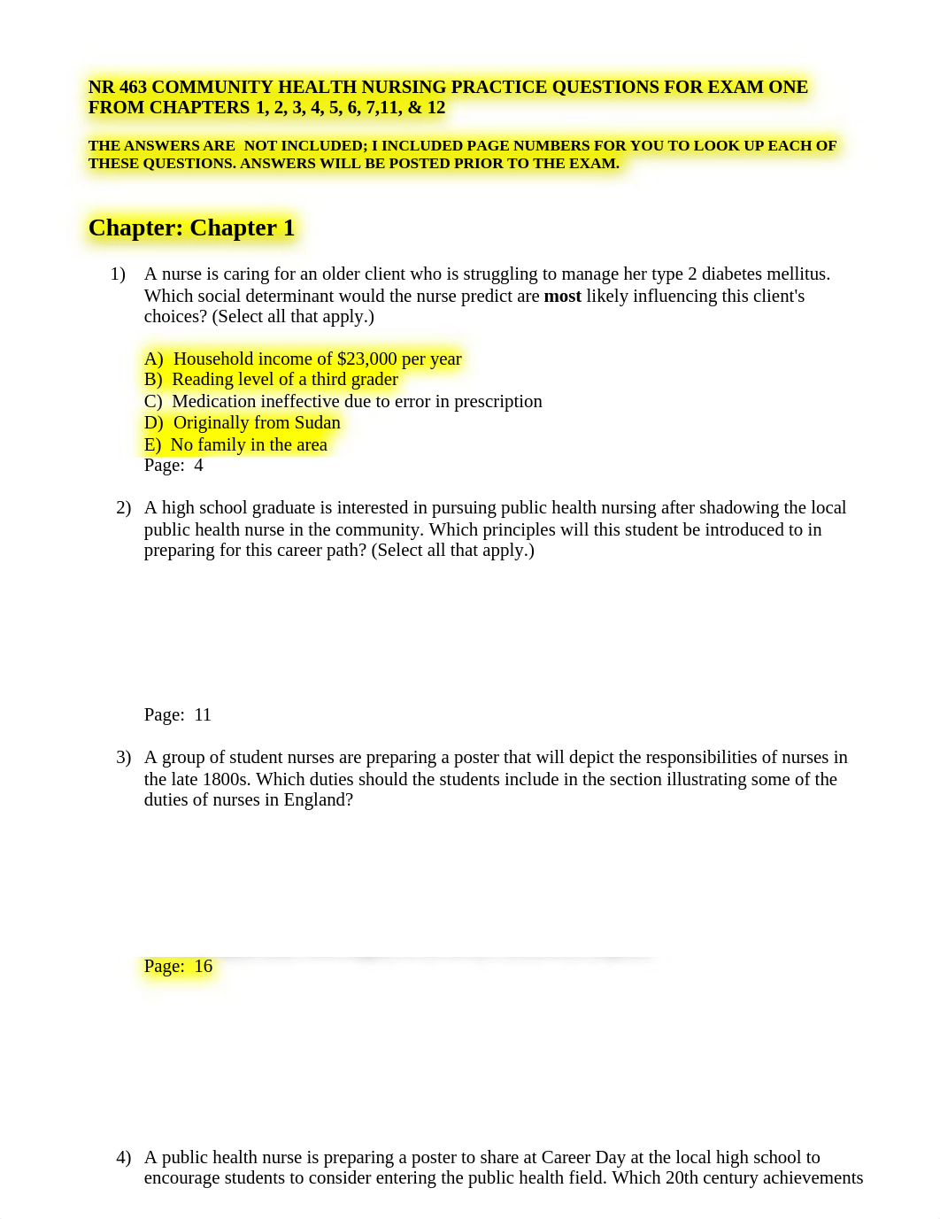 Community Health Nursing NCLEX Questions .docx_d7huritzrfh_page1