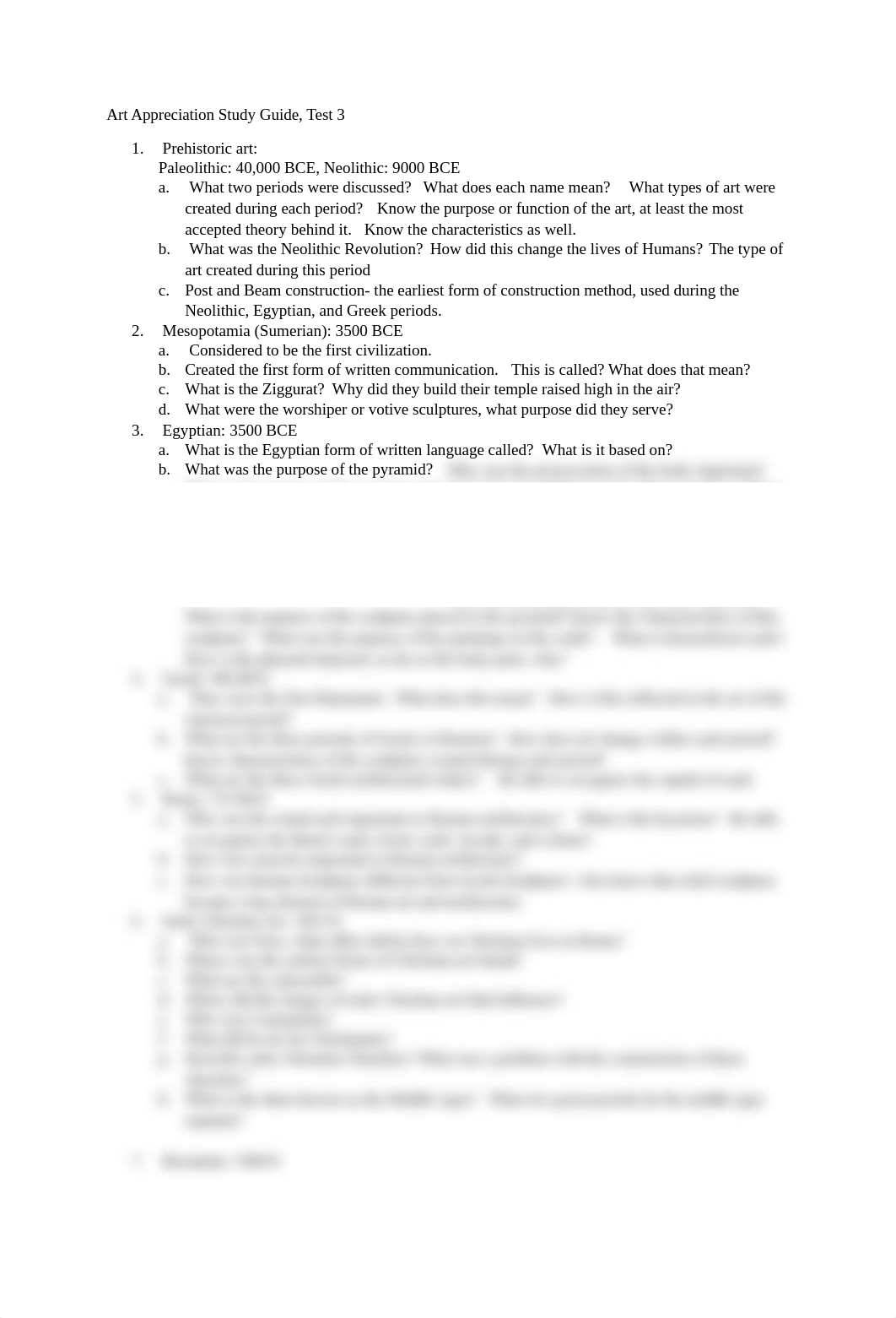 Art Appreciation Study Guide test 3.docx_d7i4y1mfl2x_page1