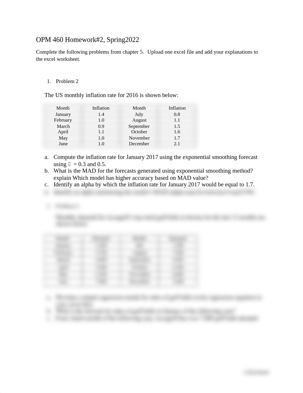 Homework 2 - OPM 460.docx_d7i6q7tdgss_page1