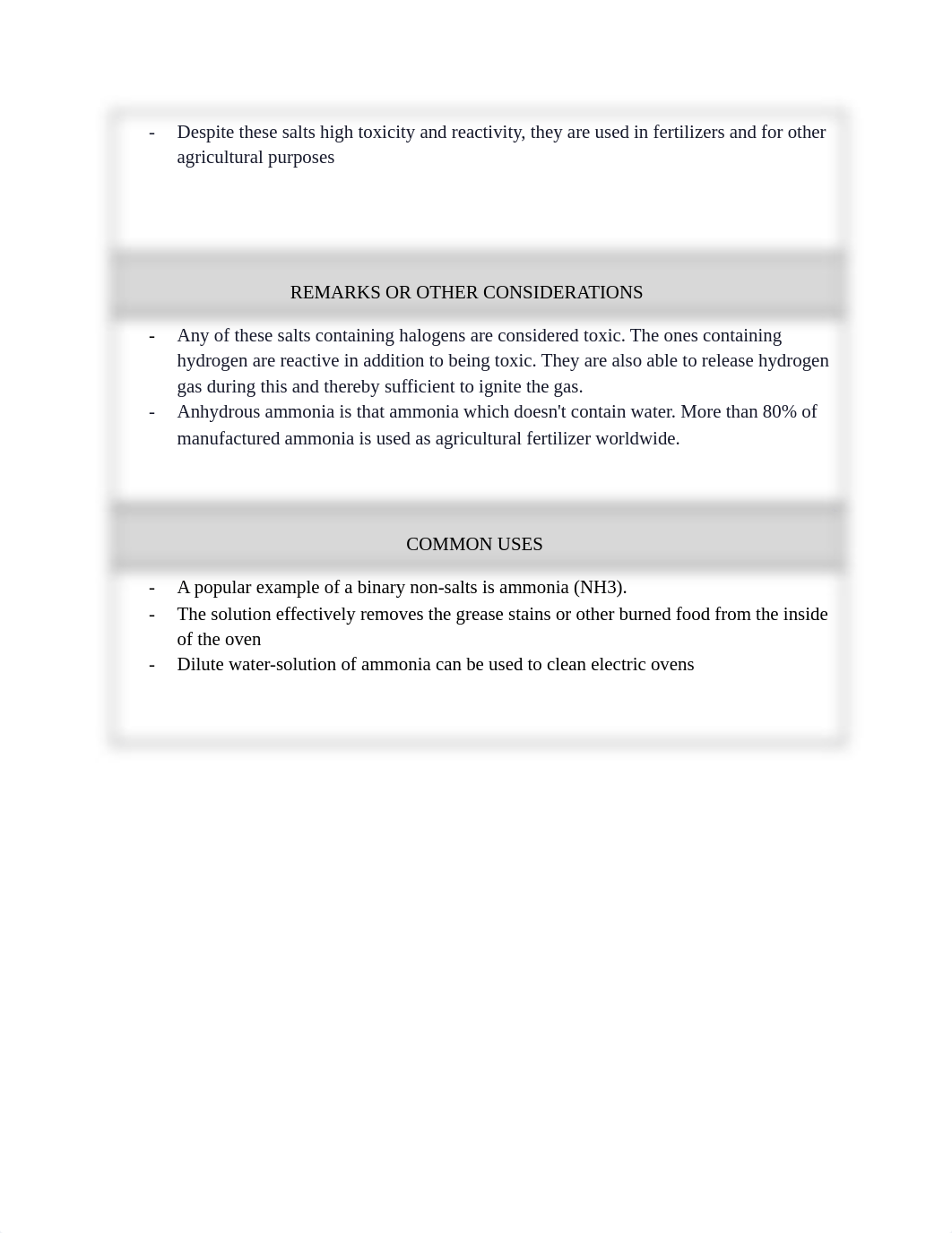 Binary non-salts CHEMICAL FAMILY SUMMARY FSE 305_OSH 305 .pdf_d7ief1uoybf_page2