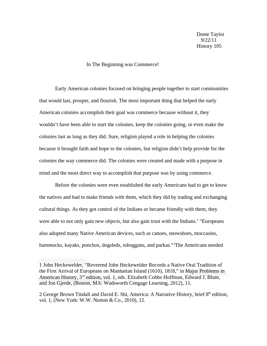 First History essay hist 105_d7ilte3m47g_page1