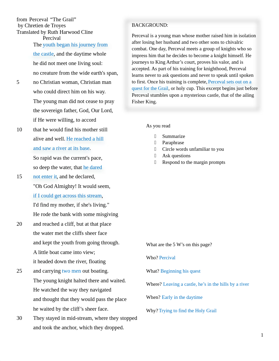 Perceval Guided Reading.docx_d7io0ctlfvp_page1
