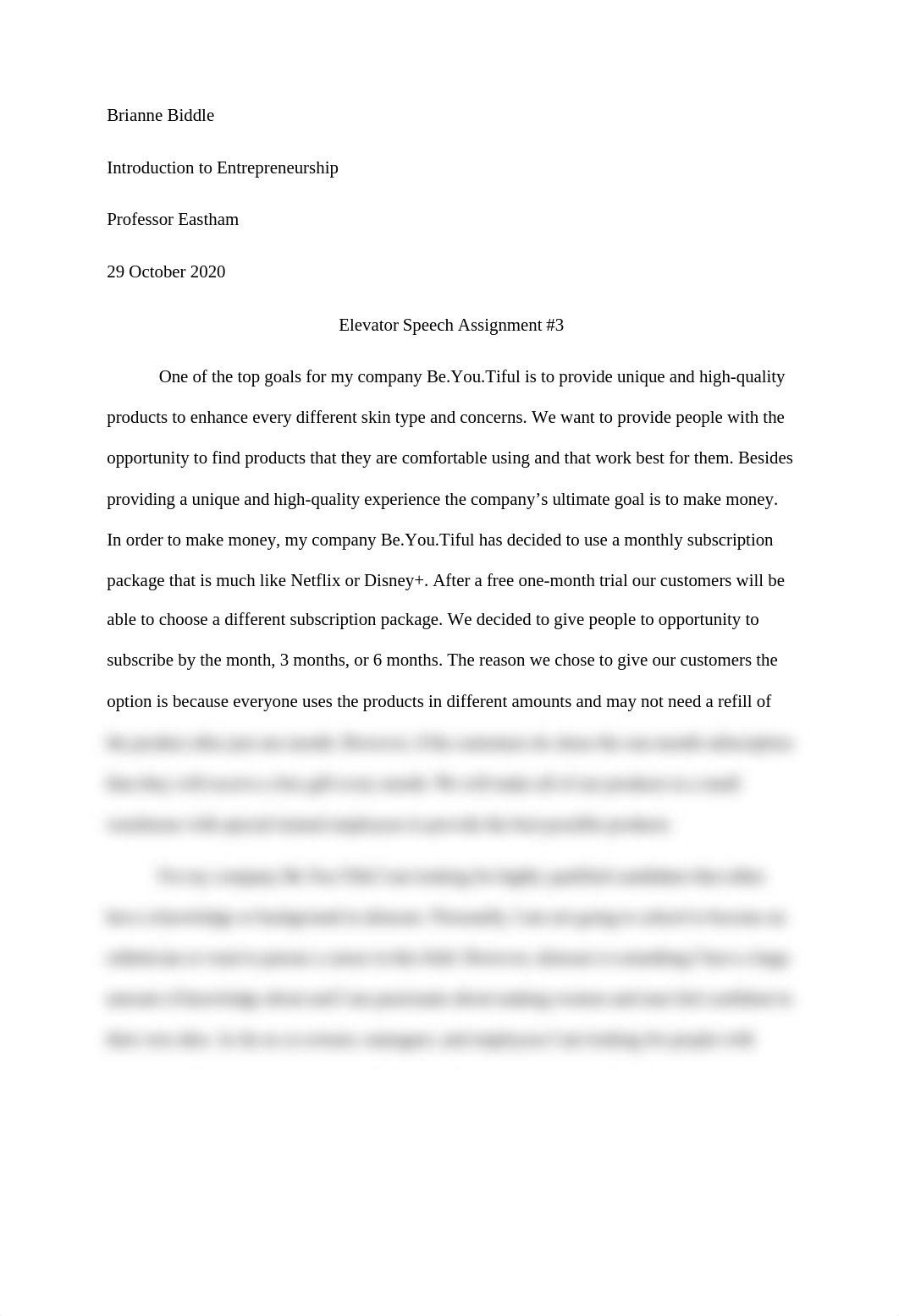 Elevator Speech Assignment #3 Done.docx_d7j6vqqdnyu_page1