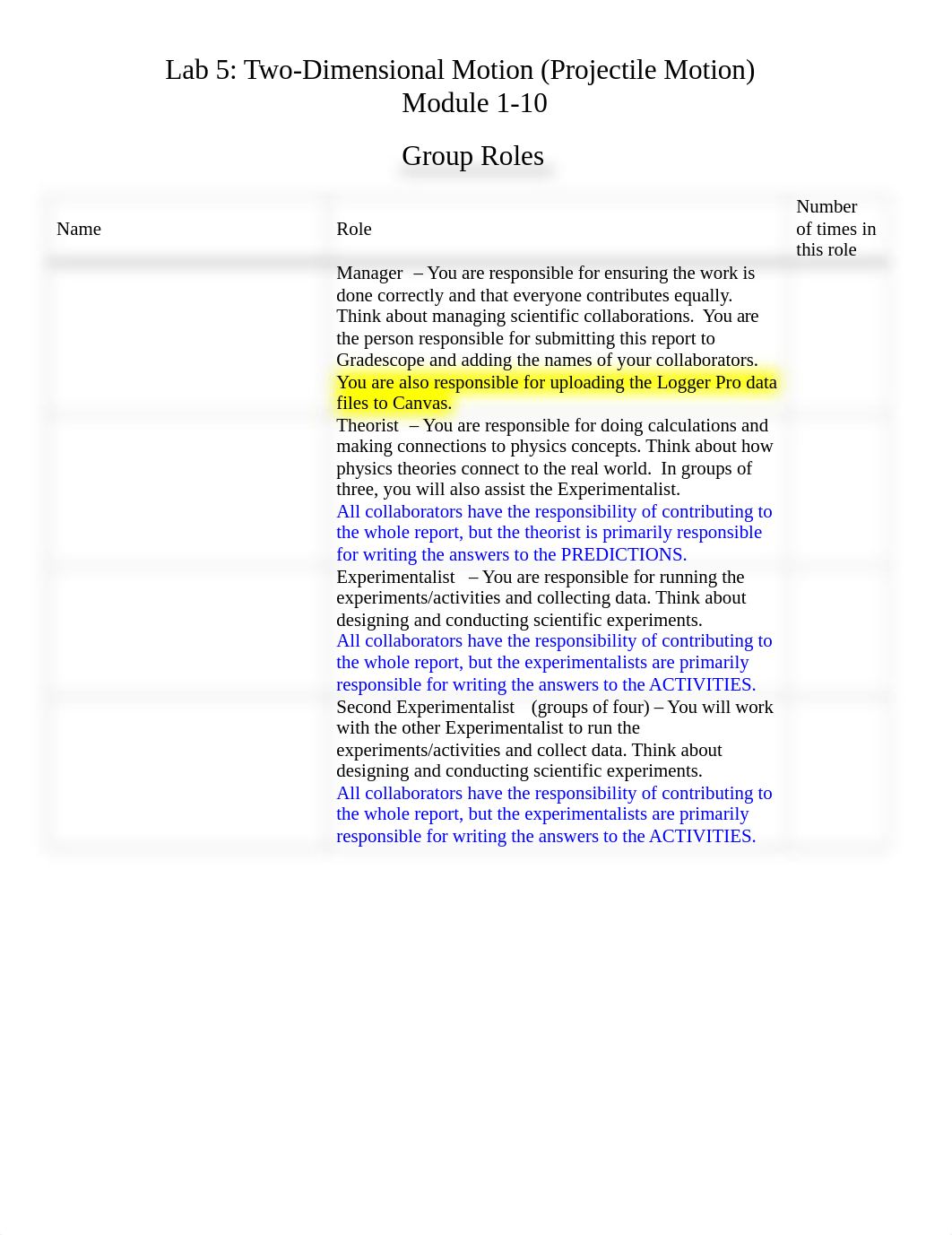 Lab 05 Report - Two Dimensional Motion (Projectile Motion).docx_d7jeo85oyim_page1