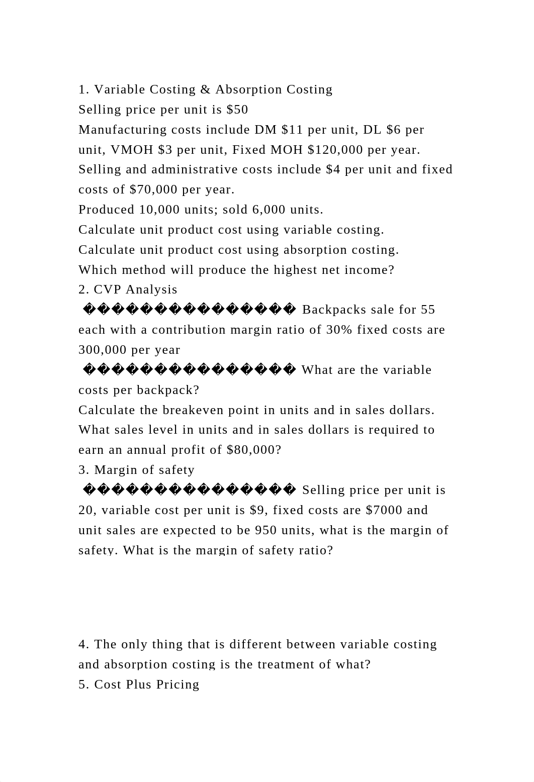 1. Variable Costing & Absorption CostingSelling price per unit is .docx_d7joz7653dr_page2