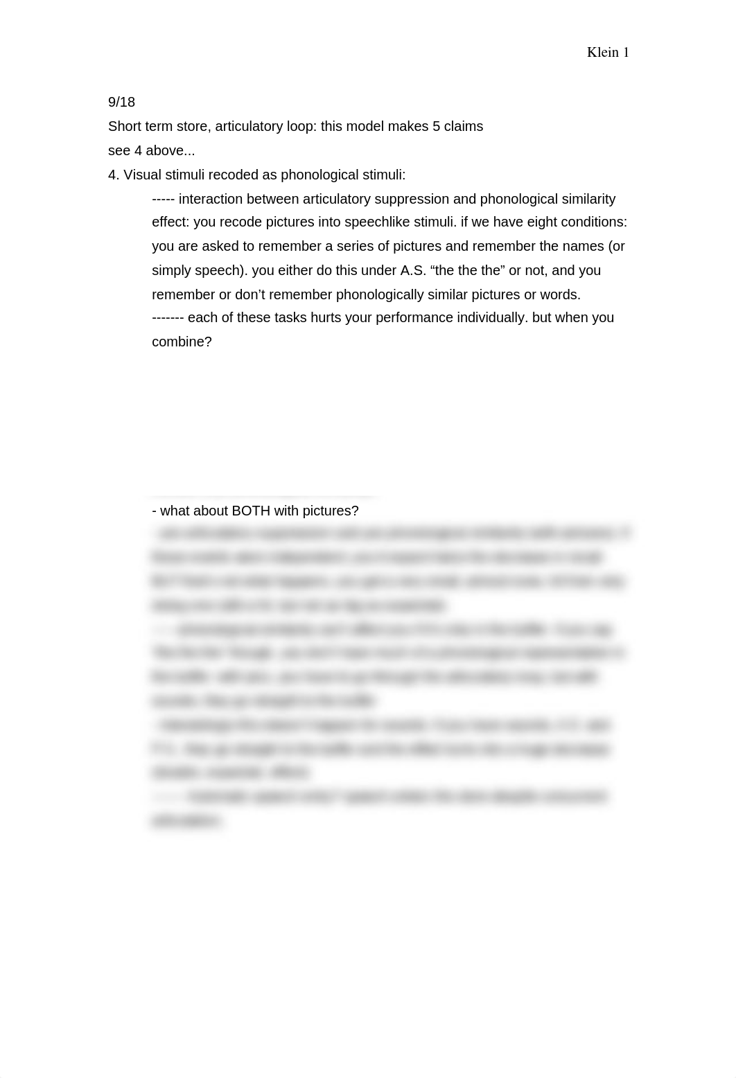 Psychology of Language - Visual Simuli as Phonological Stimuli Notes_d7jqzkjnvpo_page1