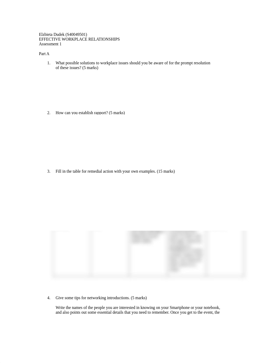 Effective Workplace Relationships Assessment 1 Elzbieta Dudek.pdf_d7js78gwkzo_page1