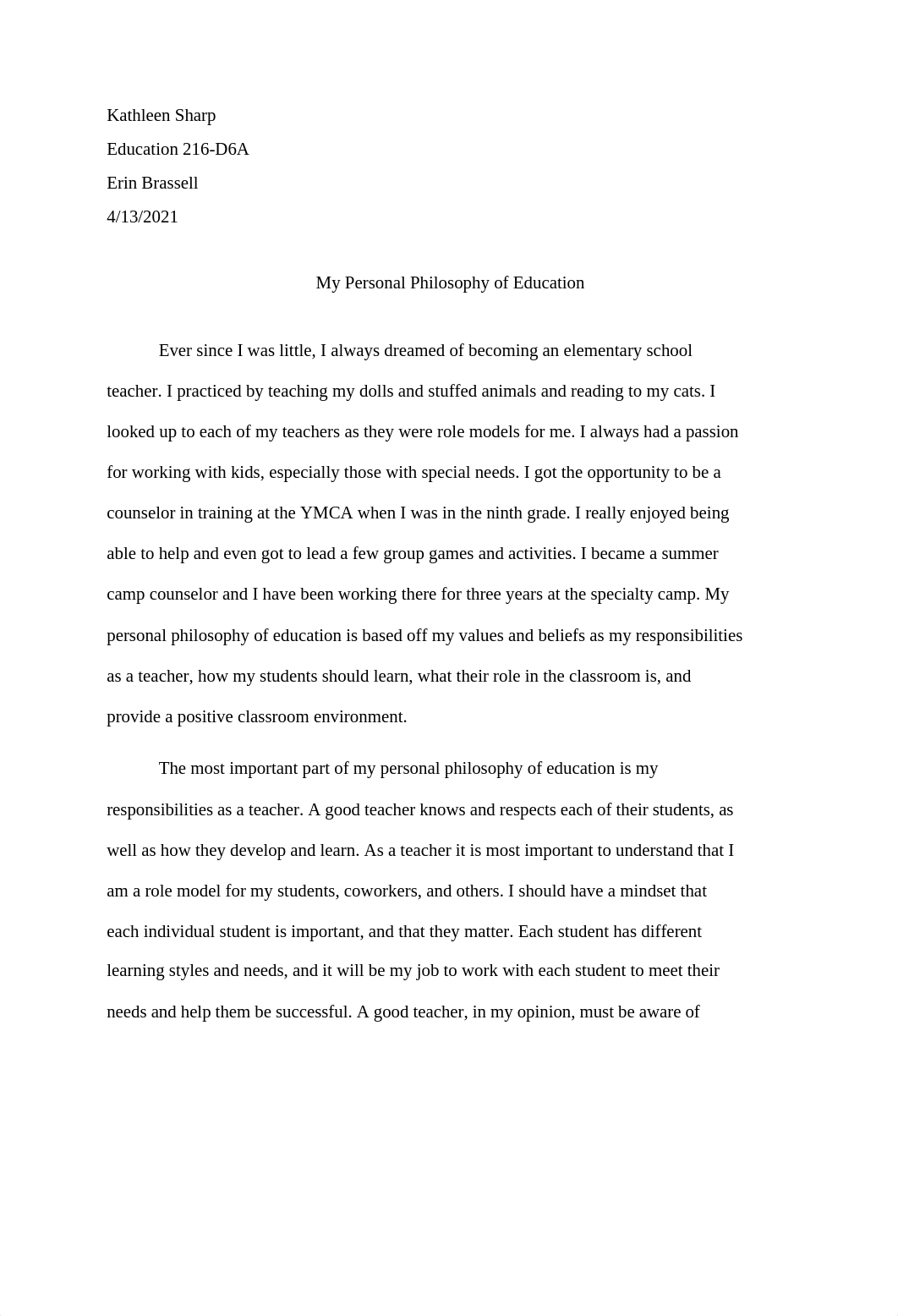 Personal philosophy of education.docx_d7jsu3ew8d4_page1