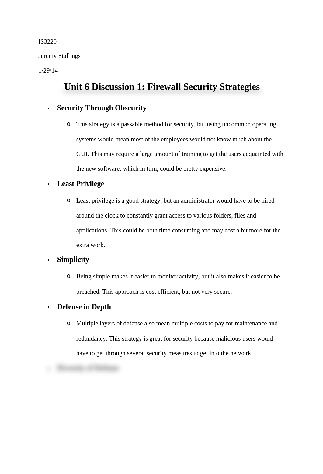 Unit 6 Discussion 1 Firewall Security Strategies_d7k0qfsv0iw_page1