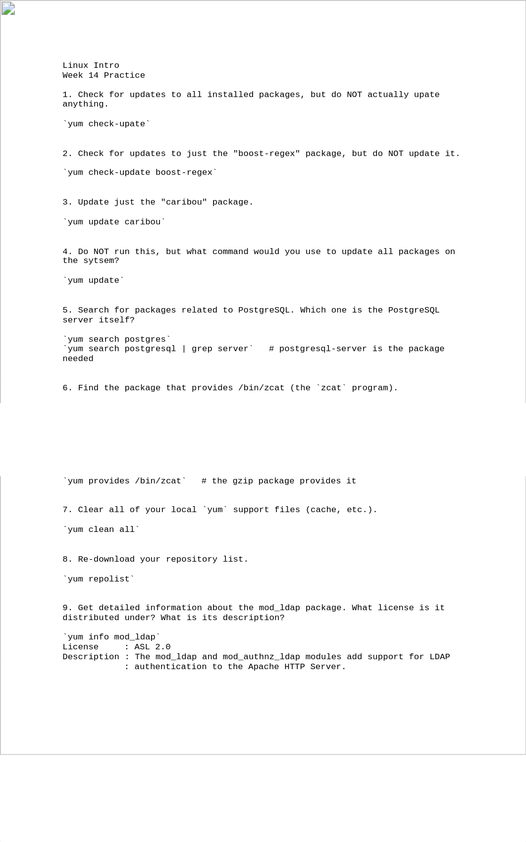 Linux Intro  Week 14 Practice  .docx_d7kgb6e3ra8_page1