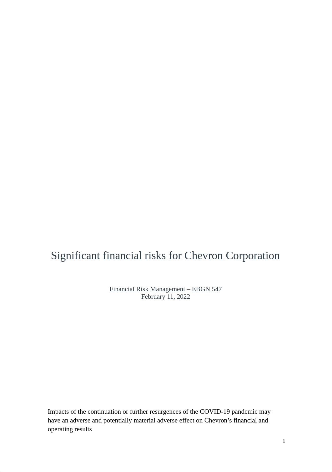 Significant financial risks for Chevron Corporation.docx_d7km2l6i9g8_page1