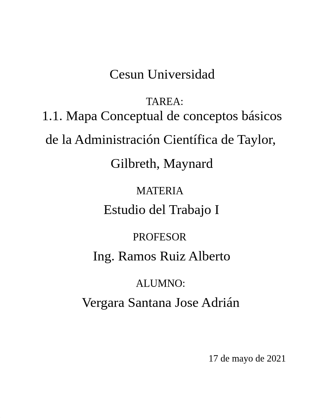 1.1. Mapa Conceptual de conceptos básicos de la Administración Científica de Taylor, Gilbreth, Mayna_d7kpimv51fr_page1