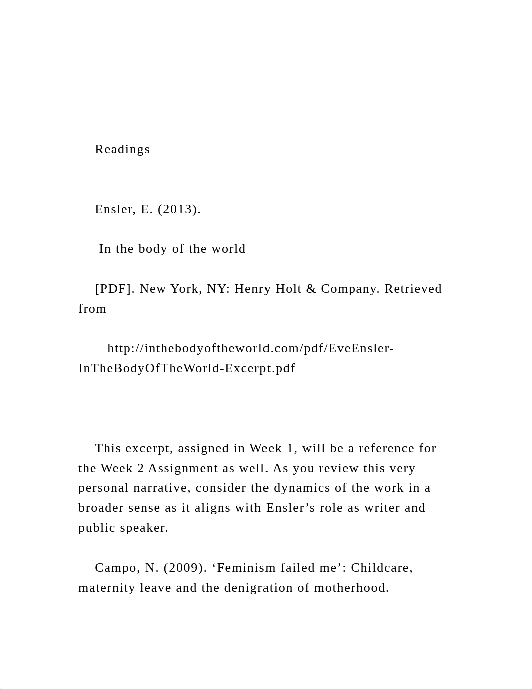 Readings       Ensler, E. (2013).         In the body.docx_d7ktl2re01h_page2