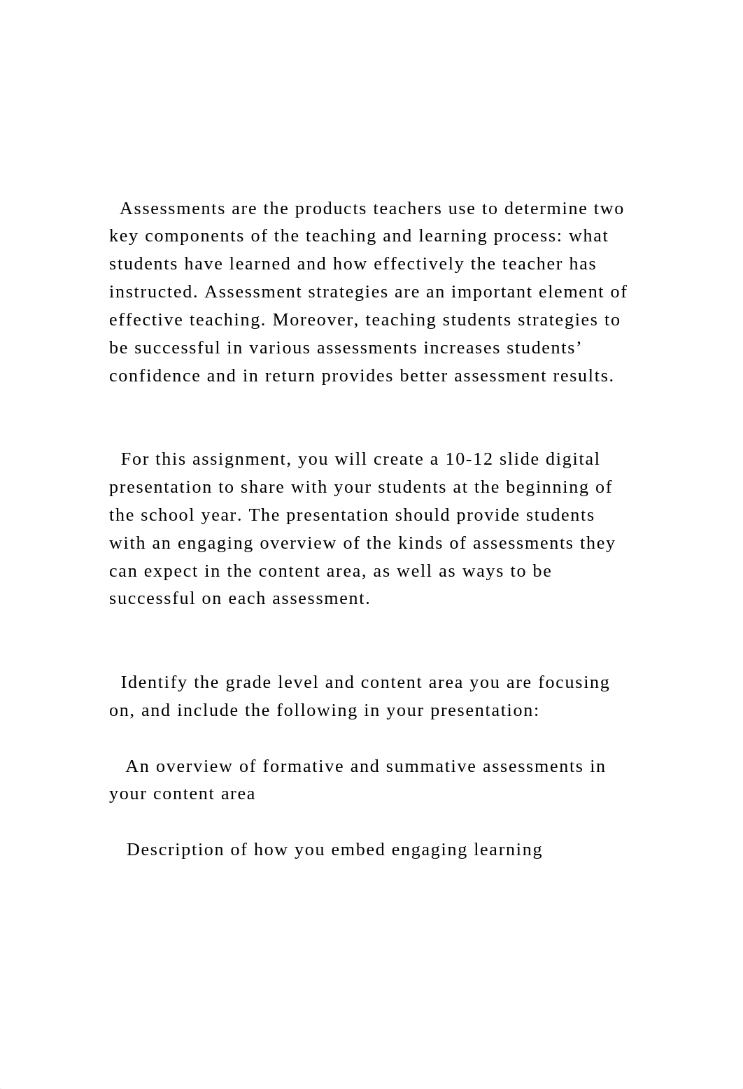 Assessments are the products teachers use to determine two ke.docx_d7l5av26wfh_page2