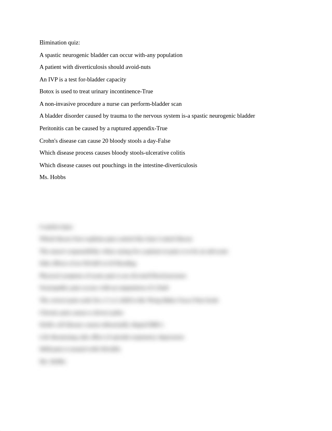 Elimination & Comfort quiz.docx_d7l6fl0x6vq_page1