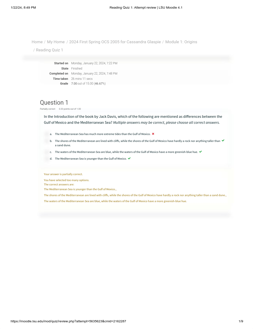 Reading Quiz 1_ Attempt review _ LSU Moodle 4.1-OCS 2005.pdf_d7l897hbndi_page1