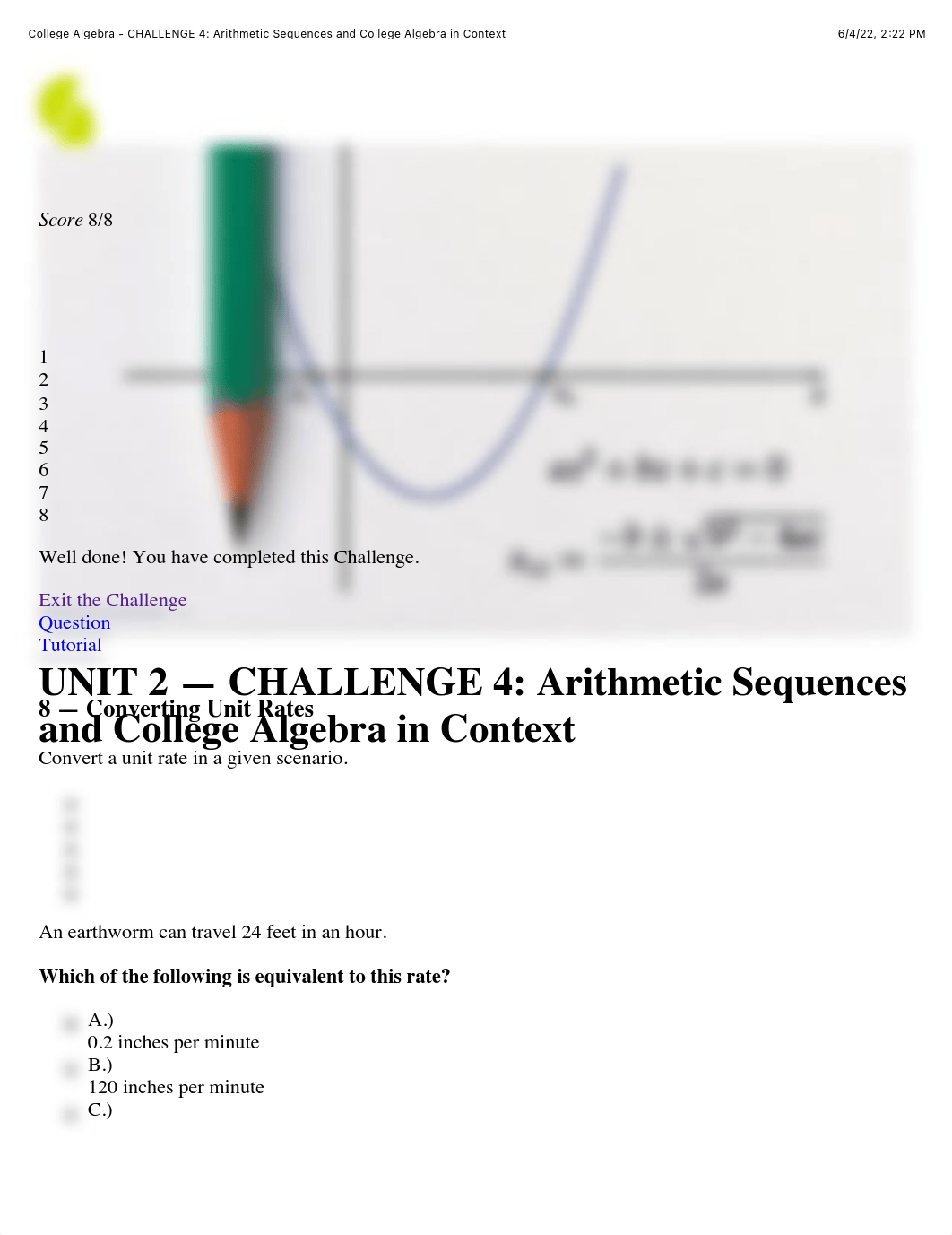 College Algebra - CHALLENGE 4: Arithmetic Sequences and College Algebra in Context.pdf_d7lfphnqbiy_page1