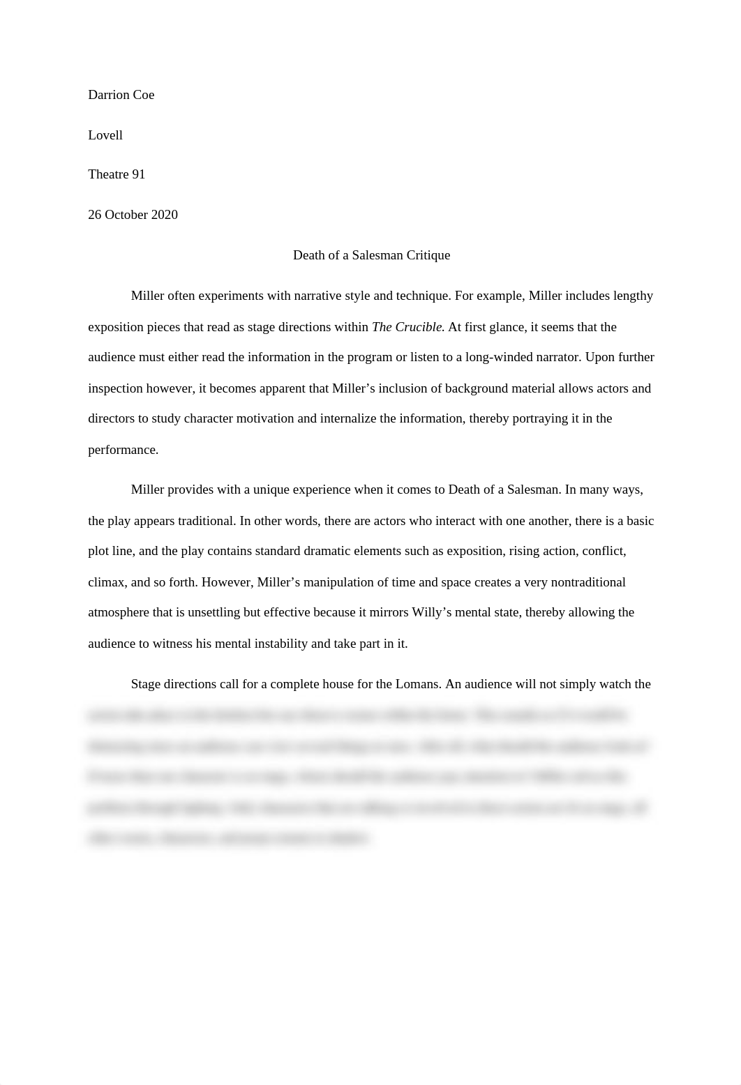 Critique of Death of a Salesman.docx_d7liay4ed0u_page1