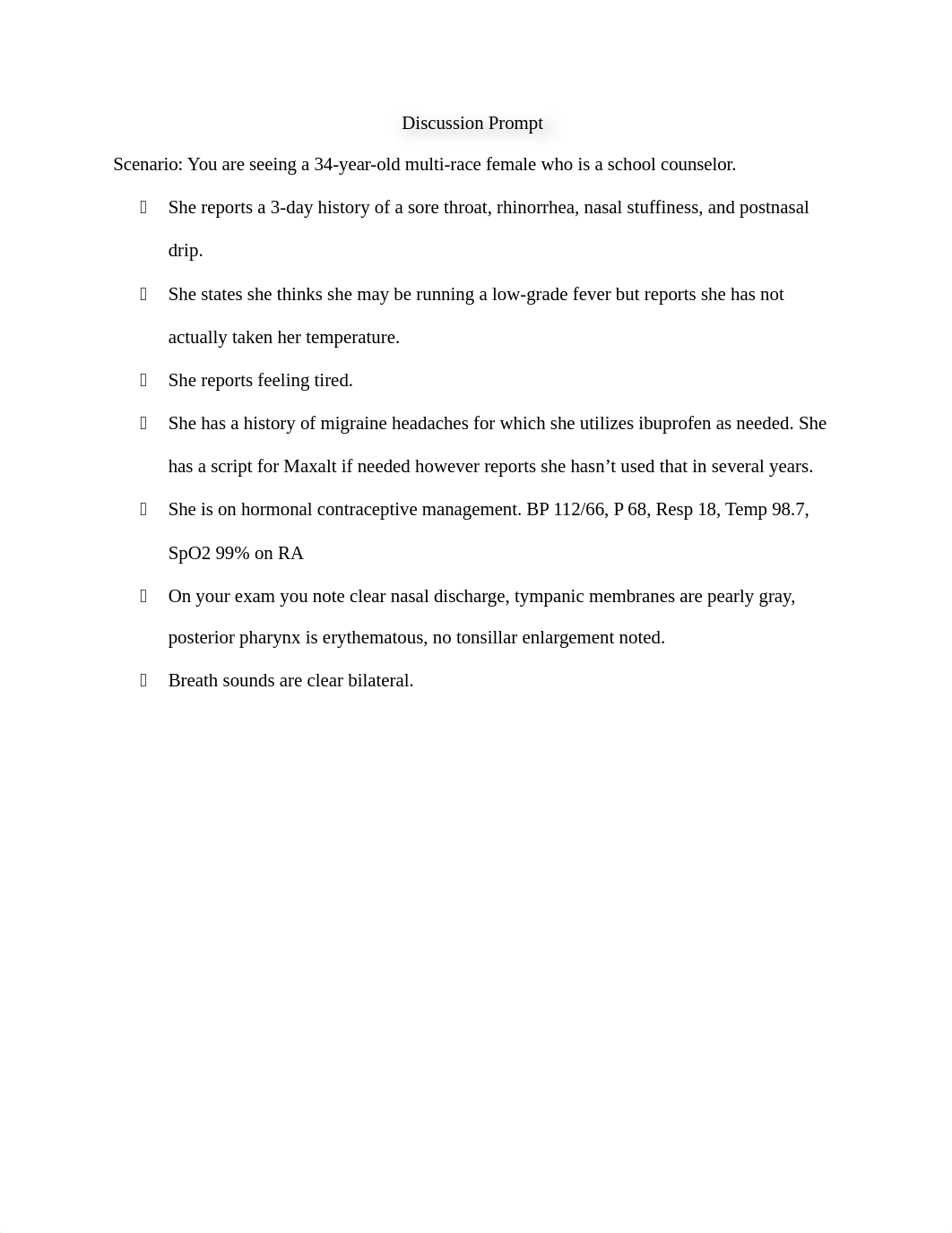 Advanced Pharm. Unit 3 Discussion post 1_Treatment of URI.docx_d7lowomlap0_page2