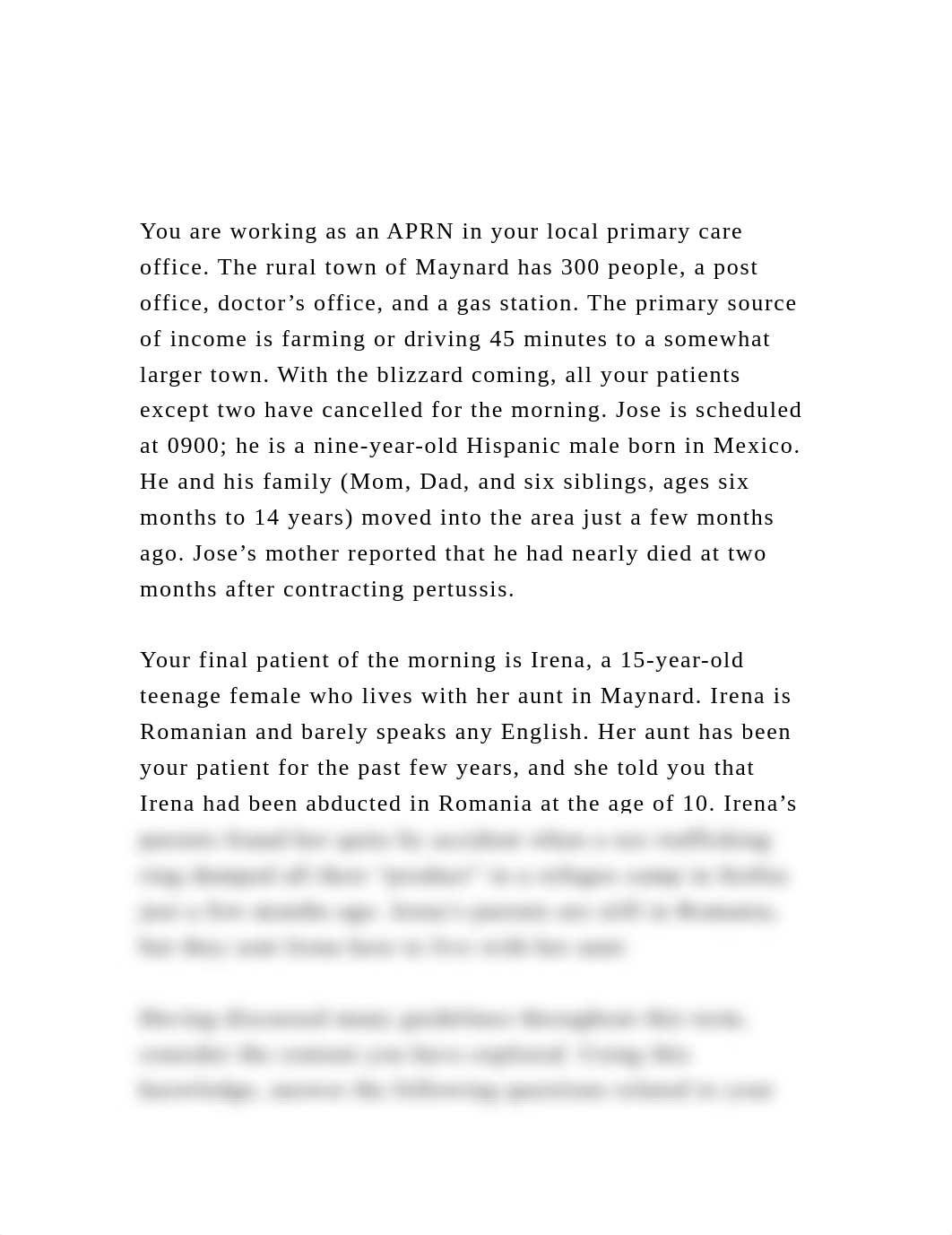 You are working as an APRN in your local primary care office. Th.docx_d7lq3o36cx1_page2