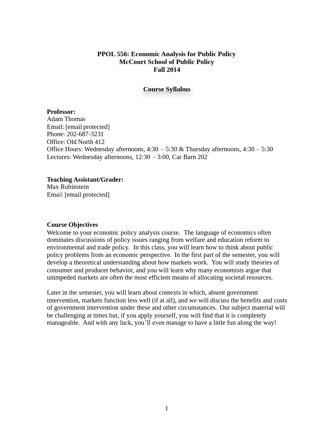 PPOL 556 Economic Analysis Public Policy_Thomas Syllabus Fall2014.pdf_d7lvay0g5jz_page1