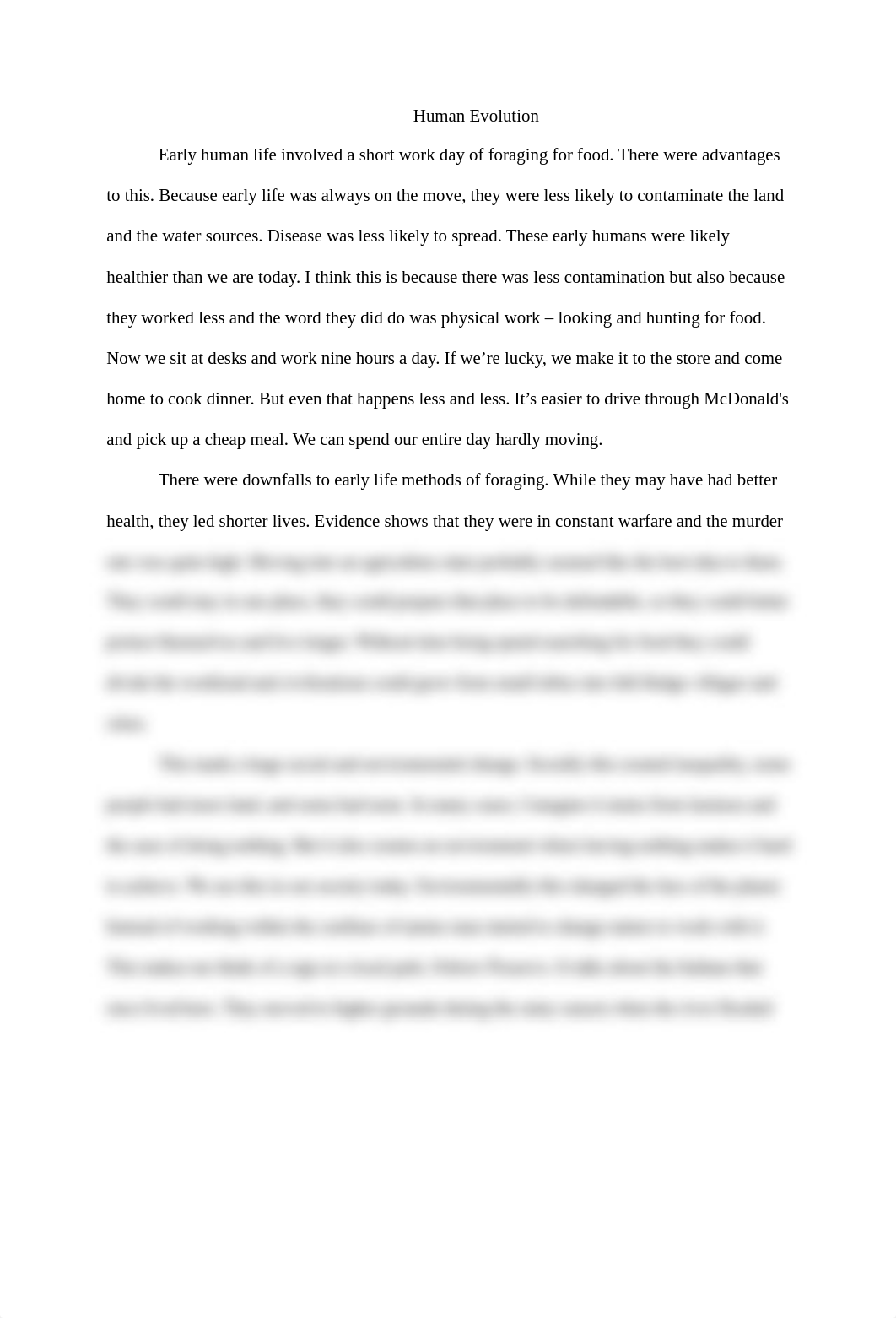 Essay Human Evolution.docx_d7lvdhlt8zb_page1