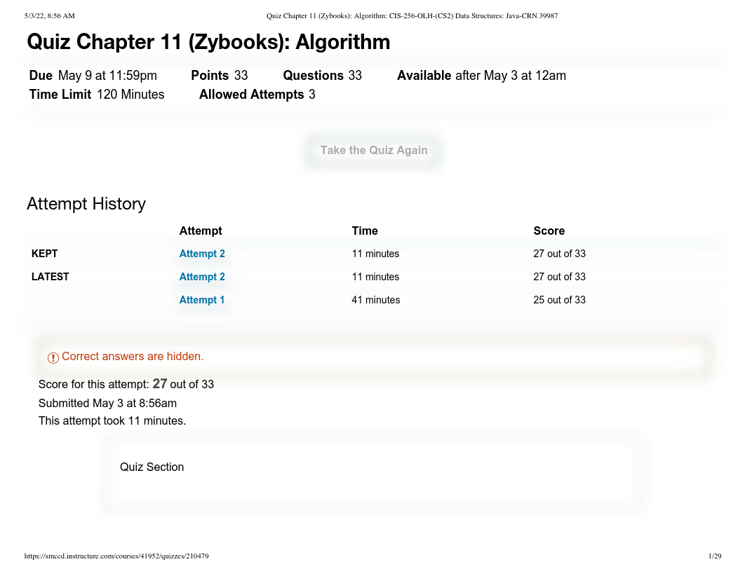 Quiz_Chapter_11_Zybooks__Algorithm__CIS-256-OLH-CS2_Data_Structures__Java-CRN_39987.pdf_d7lwmp2xp26_page1