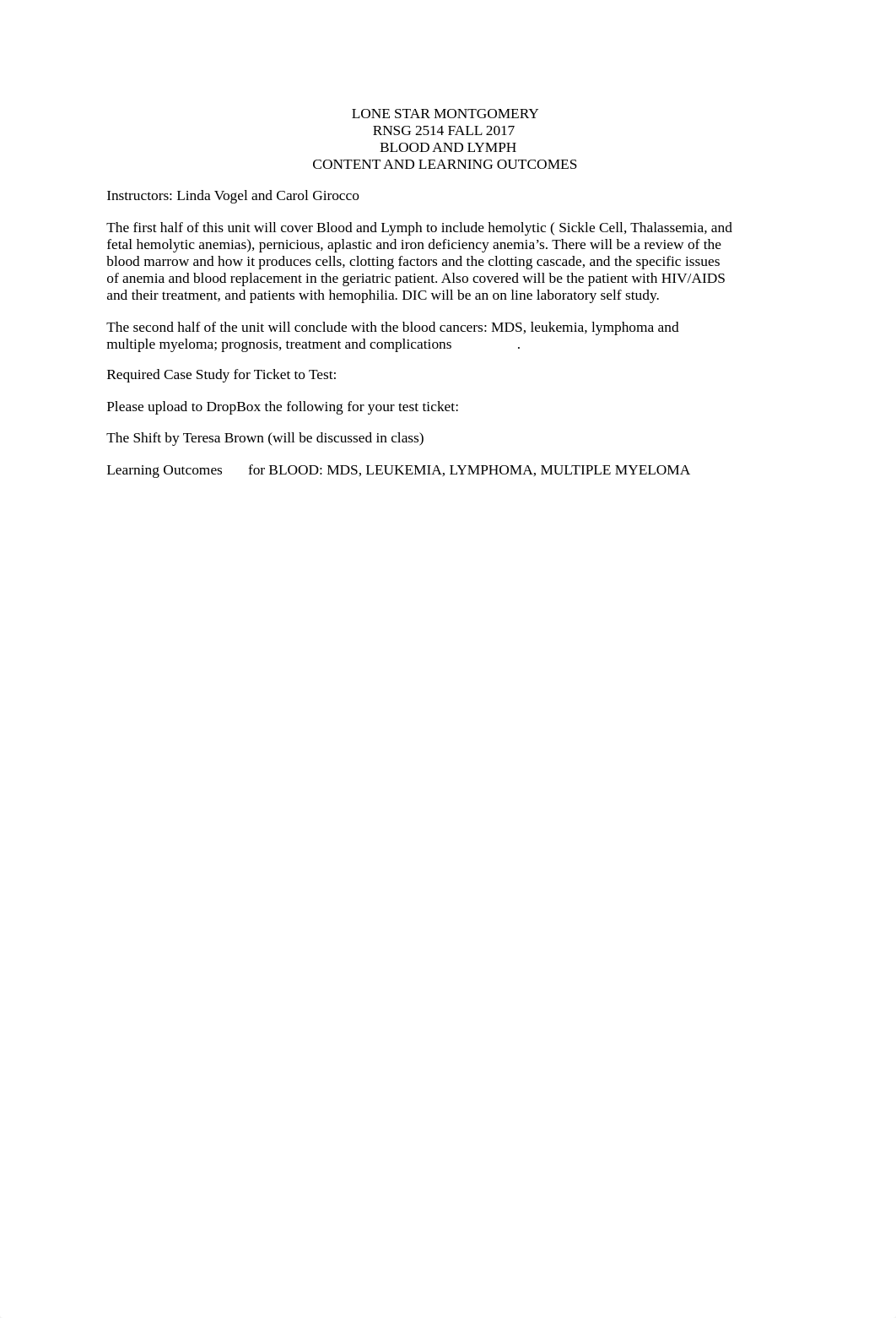 Blood Leukemia, Lymphoma, Multiple Myeloma Outcomes Fall 2017.docx_d7lwtj4b2ri_page1