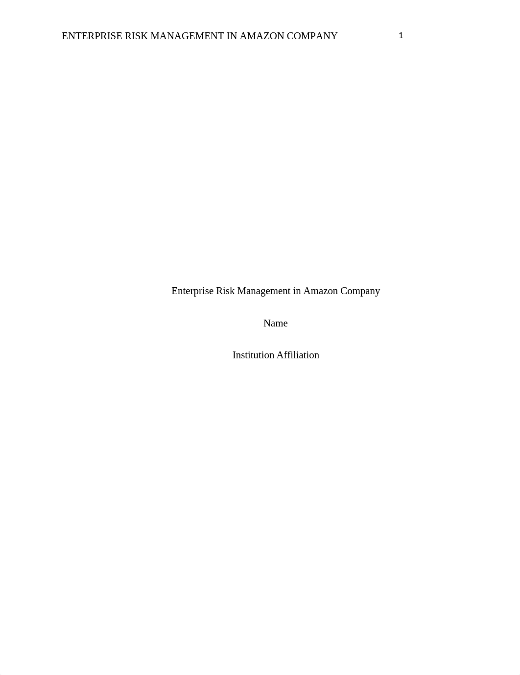 Enterprise Risk Management in Amazon Company.docx_d7m00lgtioe_page1