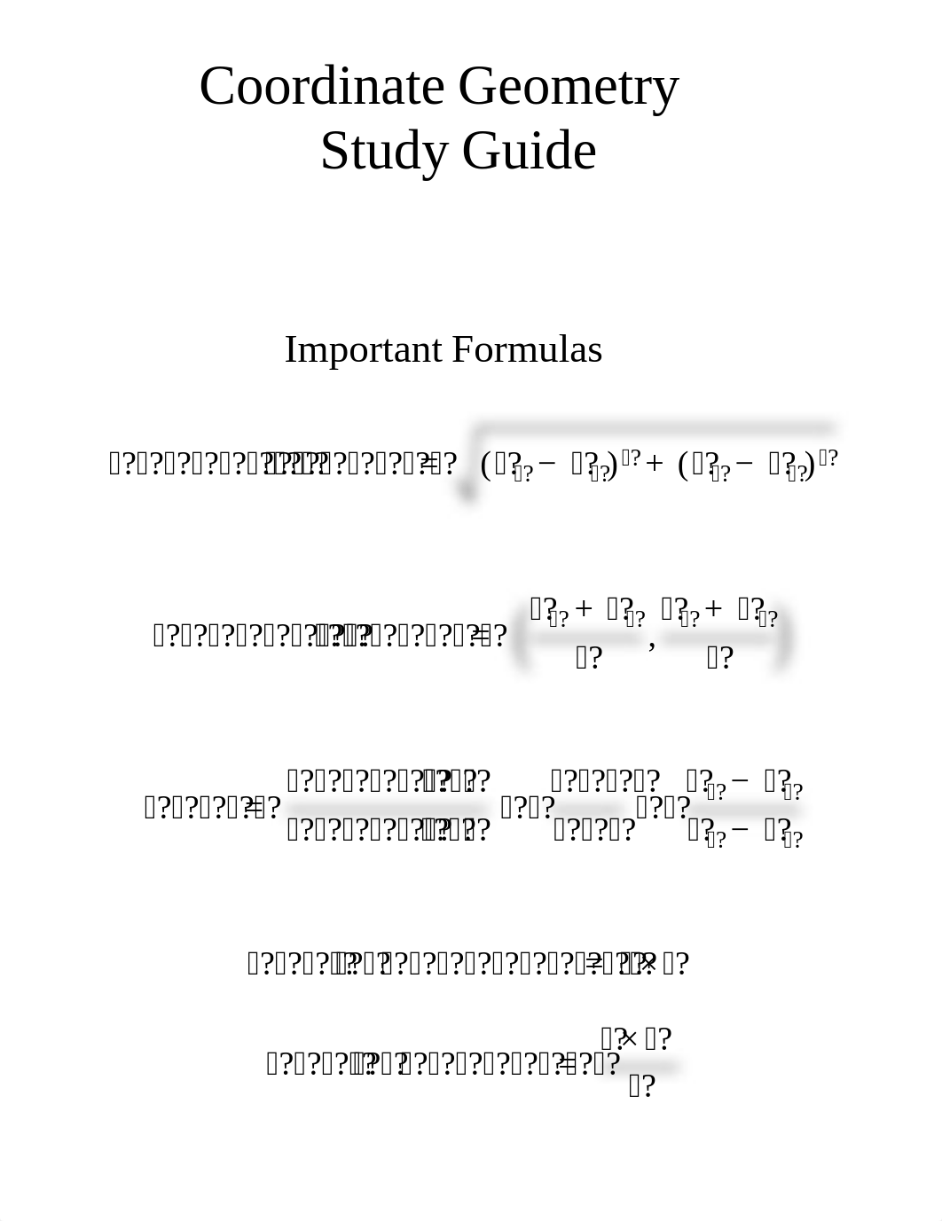 Coordinate Study Guide 2.pdf_d7m498ng7ce_page1