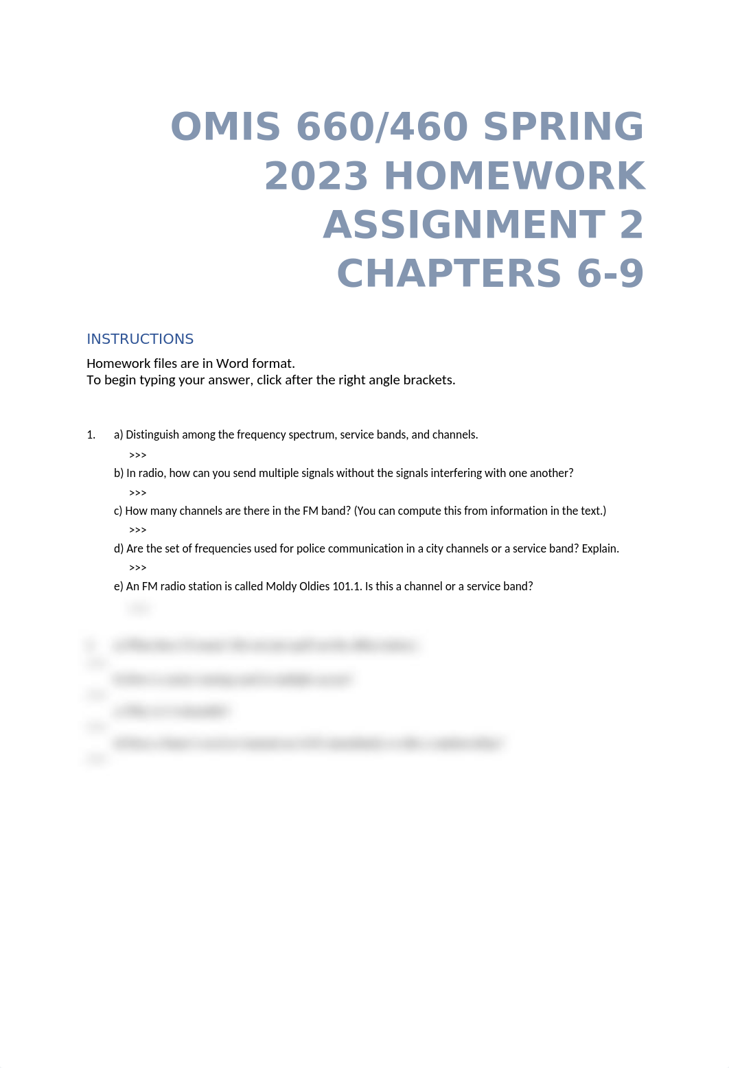 Instructions OMIS 660(460)-Homework Assignment 2 (1).docx_d7m5064f7le_page1