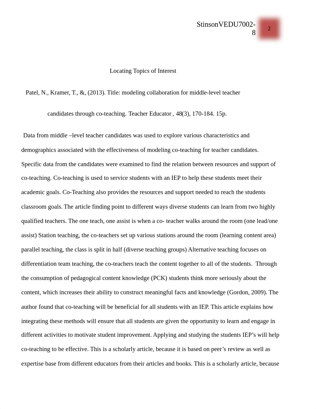 StinsonVEDU7002-8 Assignment 2 (2)_d7mjwkkfvy5_page2