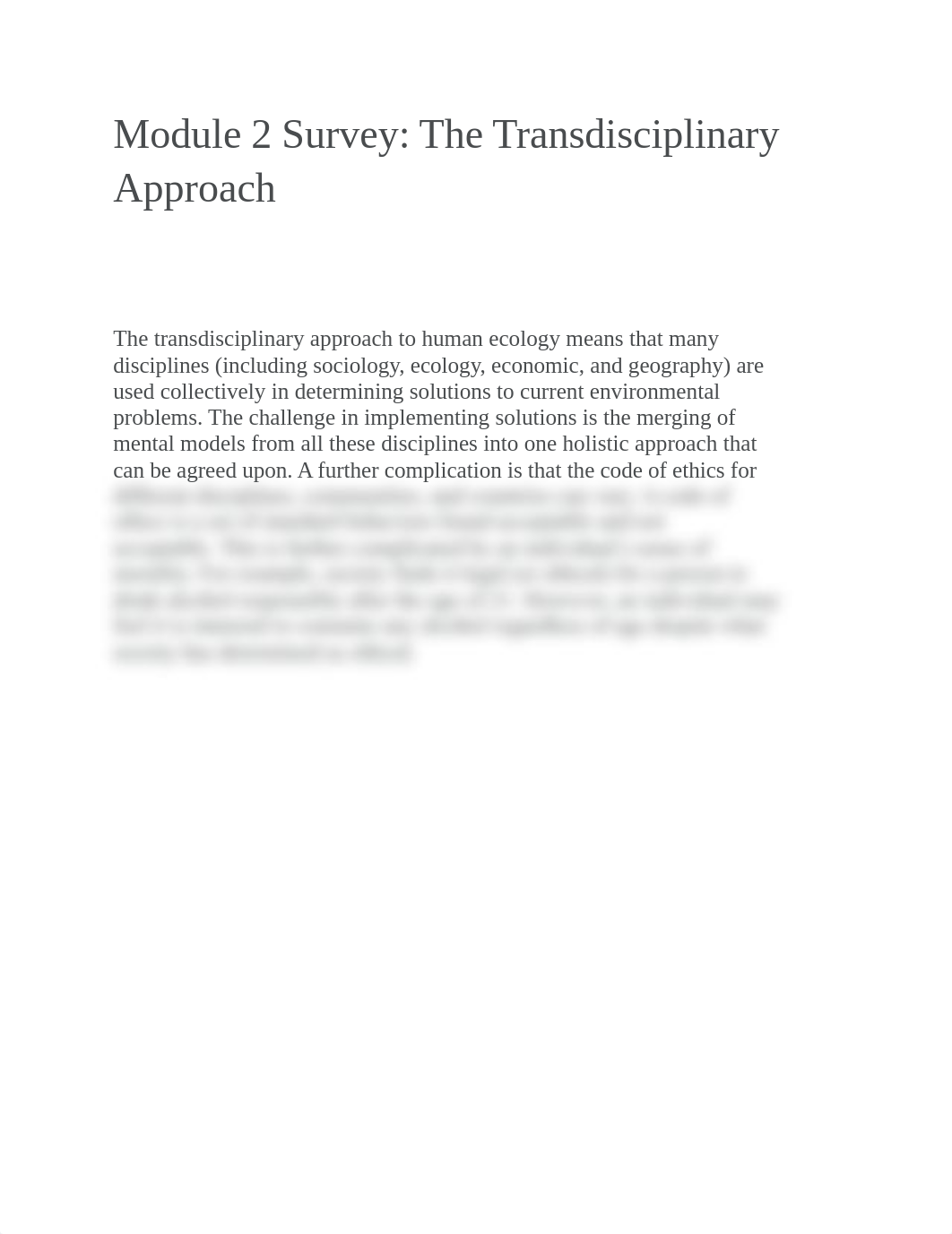 Module 2 Survey_ The Transdisciplinary Approach.docx_d7mtcc0a8t9_page1