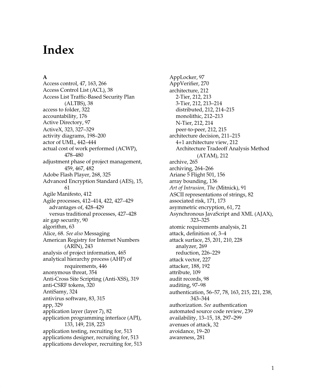 Index - Secure Software Design.pdf_d7mycdwlo0a_page1