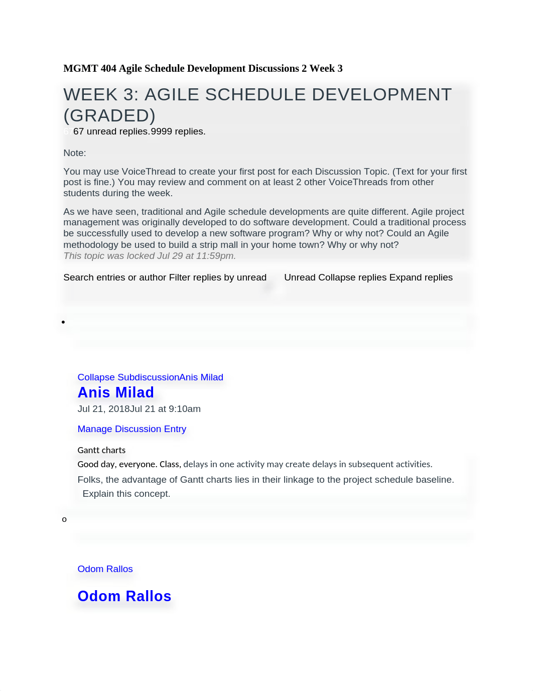 MGMT 404 Agile Schedule Development Discussions 2 Week 3 - Copy.docx_d7n5y7ewfu9_page1