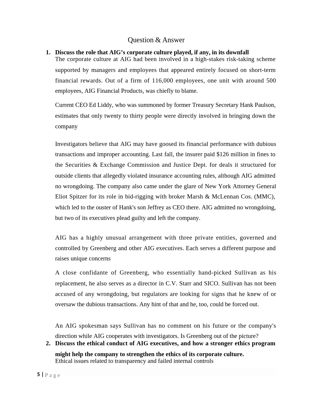 Coping with Financial and Ethical Risks at American International Group AIG case answer_d7nd6bqzahx_page5