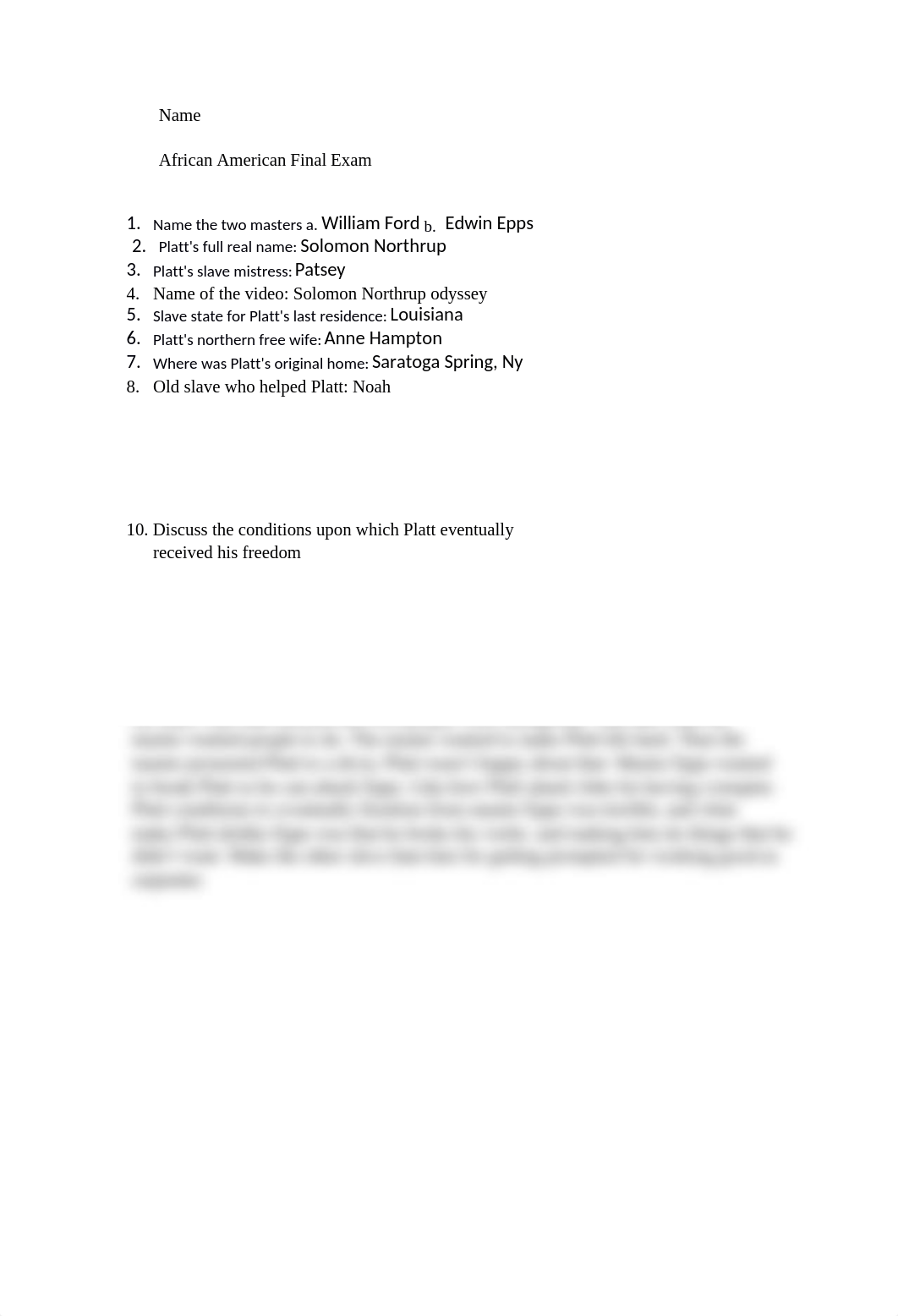 Solomon Northrup Film Exam.docx_d7nes3lsgal_page1