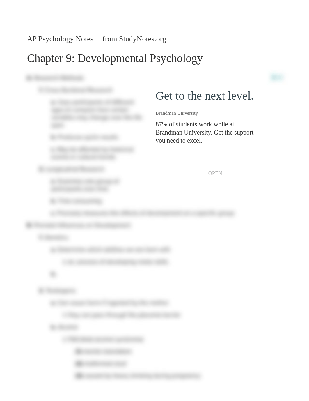 Chapter 9_ Developmental Psychology - AP Psychology Chapter Outlines - Study Notes.pdf_d7nuafi2eu2_page1