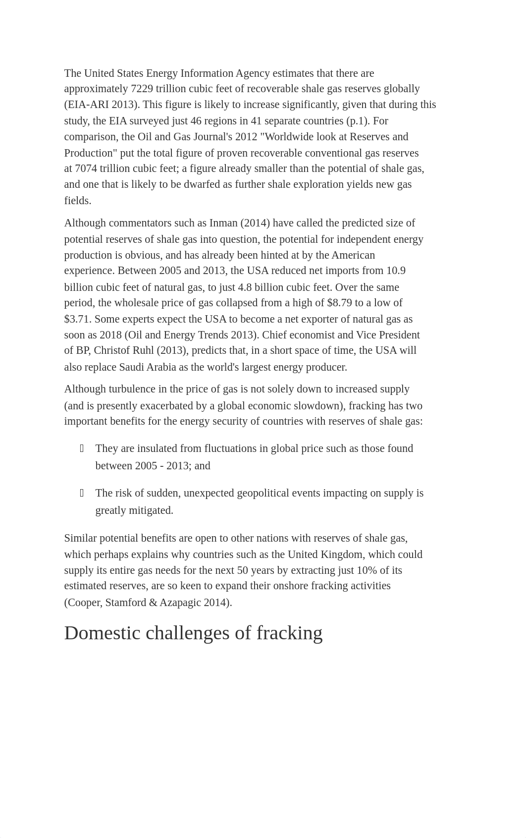 What are the likely effects of fracking on global energy security_d7nujssye6a_page2