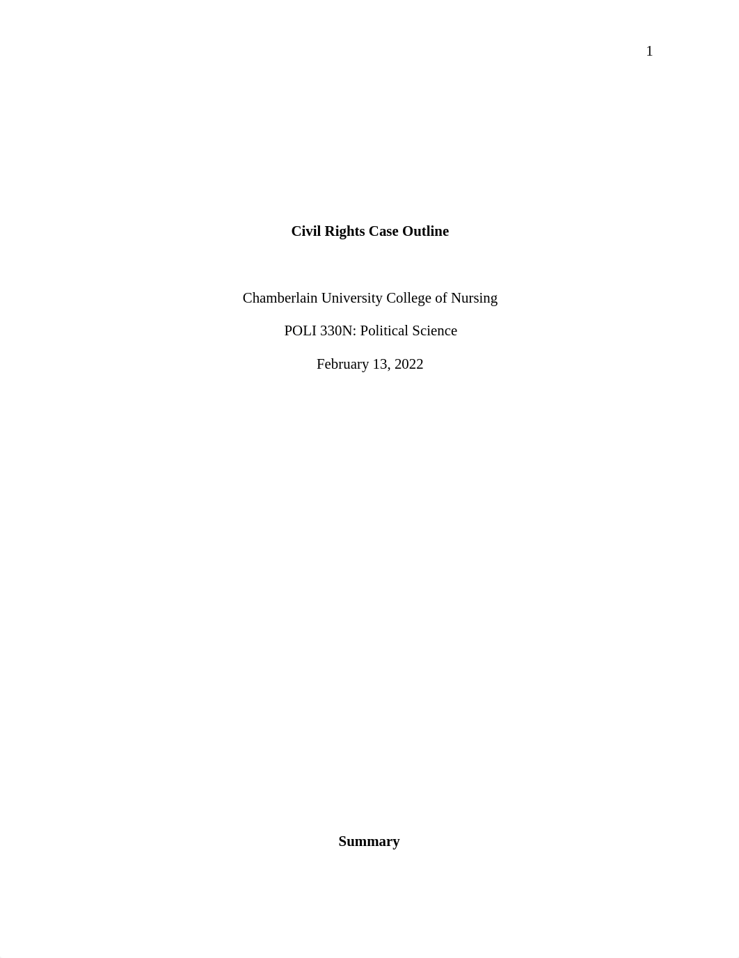 Civil Rights Case Outline.docx_d7nw95n9852_page1