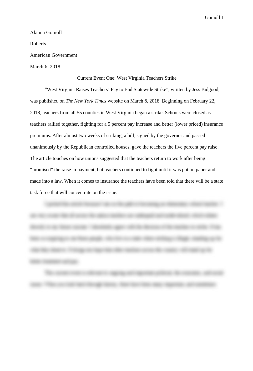 Current Event One West Virginia Teachers Strike.docx_d7nxxb1l156_page1