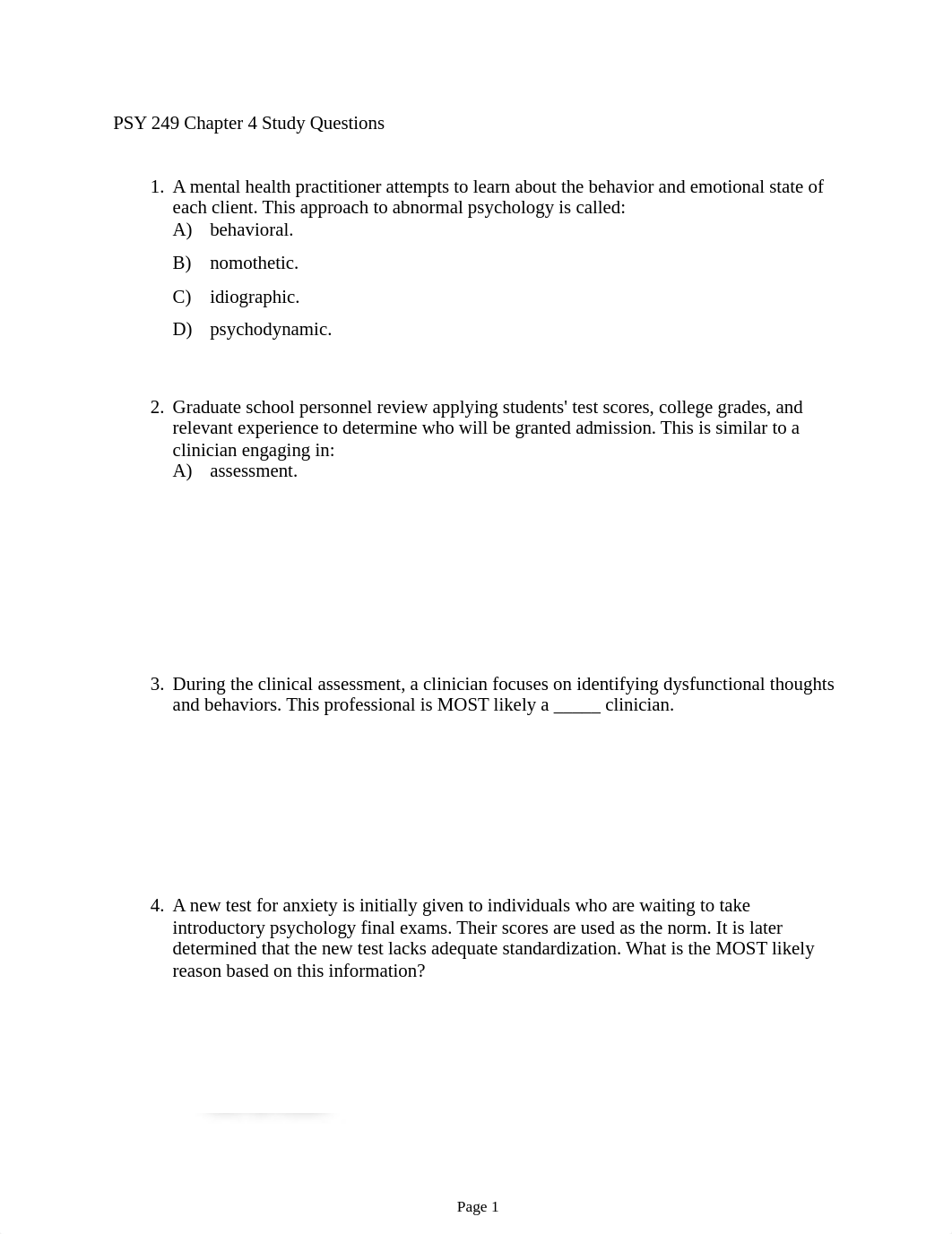 Comer 10th Chapter 4 Study Questions.docx_d7o346rpyyg_page1